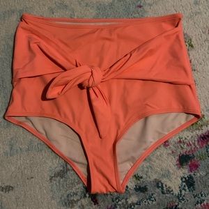 Kortni Jeane high waisted swim bottoms size M
